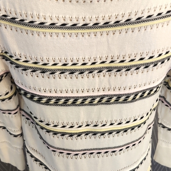 WOMENS Merona white with soft stripes of color cardigan size XS. - Picture 11 of 14